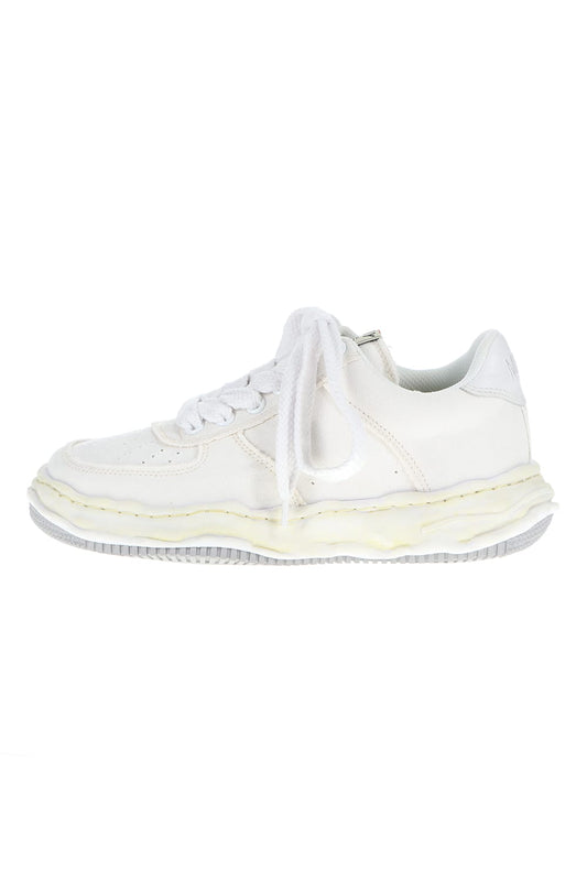 -WAYNE Low- Original sole washed canvas Low-Top sneakers White