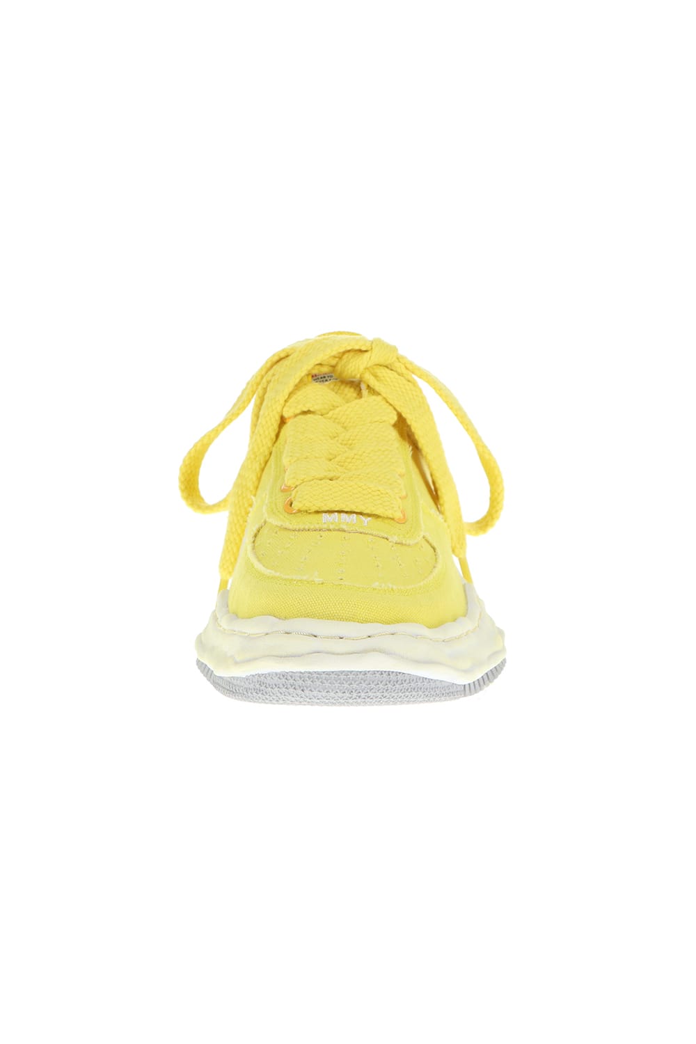 WAYNE Original sole washed canvas Low-Cut sneakers Yellow