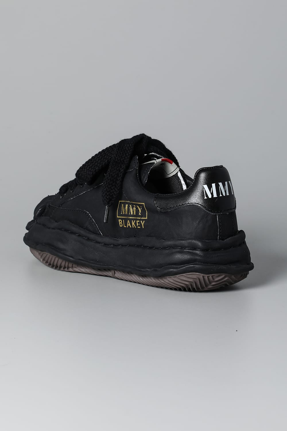 -BLAKEY Low- Original STC sole paper like leather Low-Top sneakers Black/Black