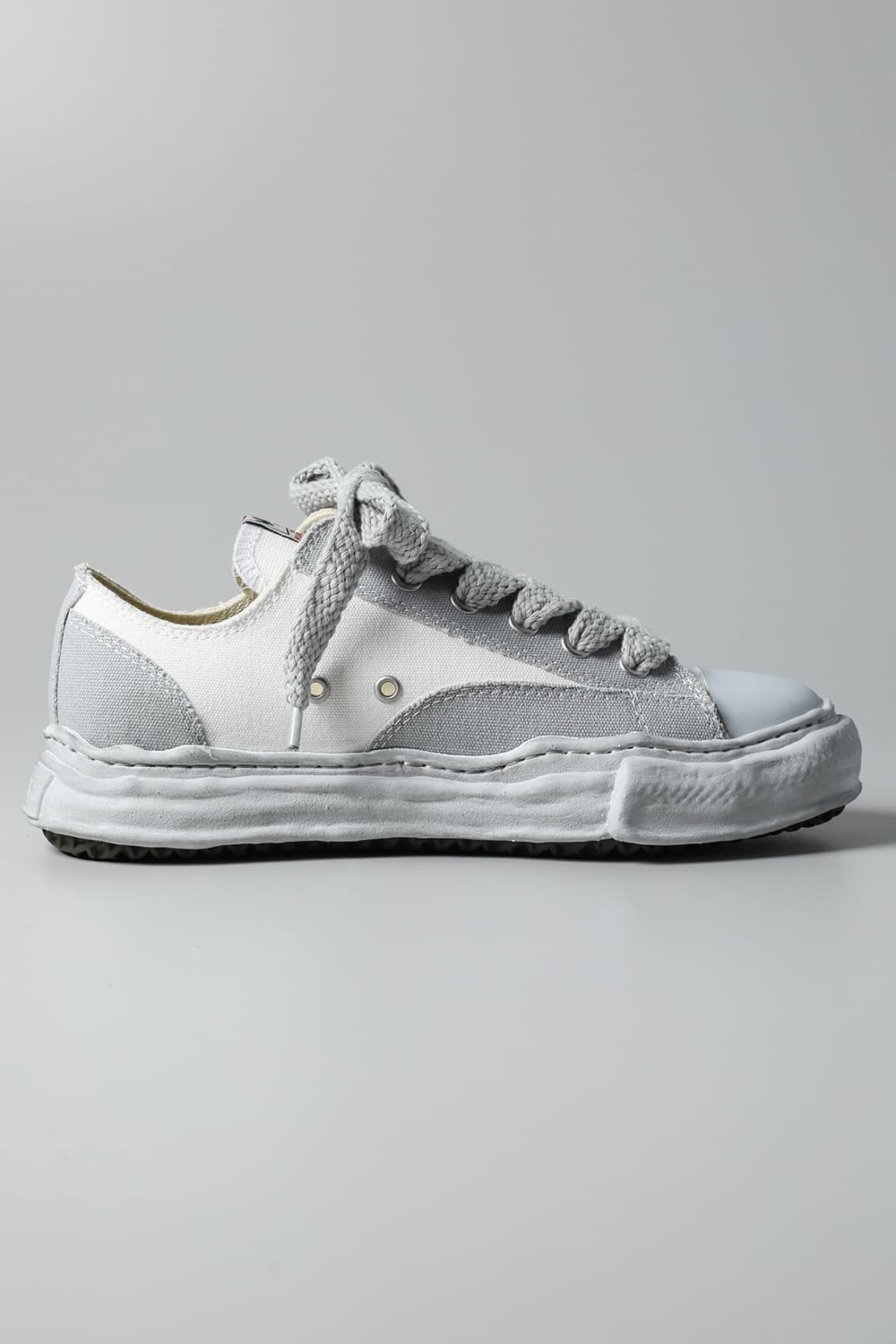 -PETERSON Low- Over-dyed original sole canvas Low-Top sneakers White