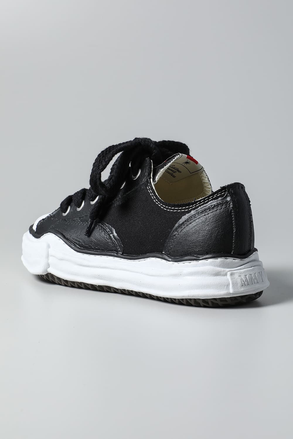 PETERSON Low Original sole rubber painted canvas Low-Top sneakers Black