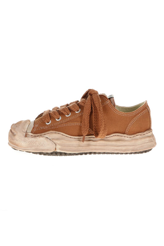-HANK Low- Original sole over-dyed canvas Low-Top sneakers Brown