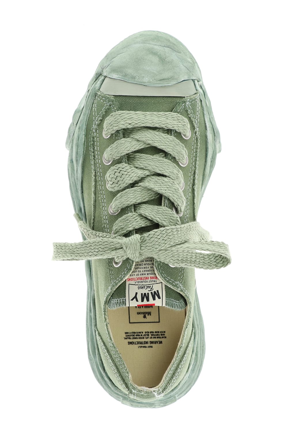 -HANK Low- Original sole over-dyed canvas Low-Top sneakers Green