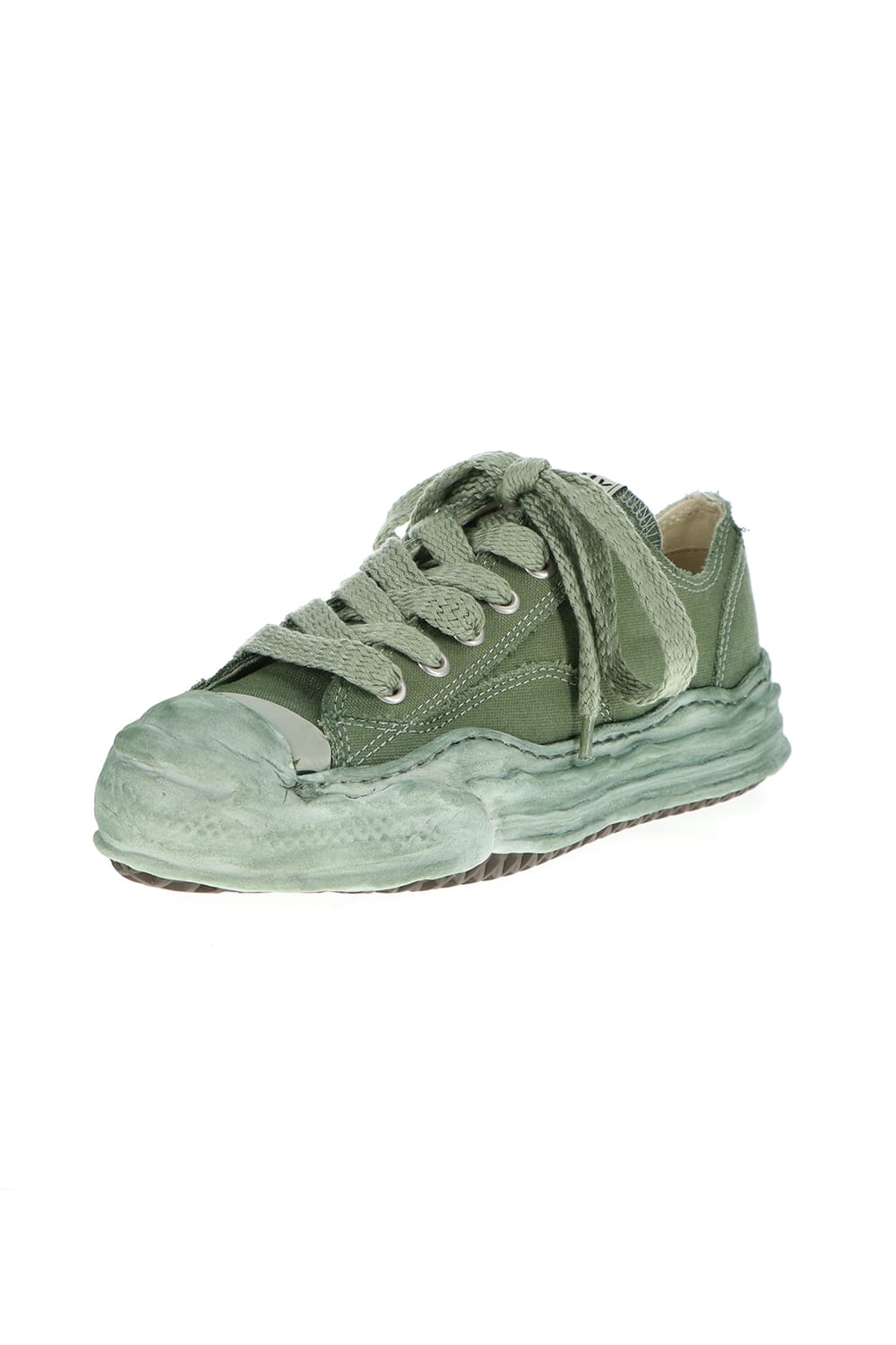 -HANK Low- Original sole over-dyed canvas Low-Top sneakers Green