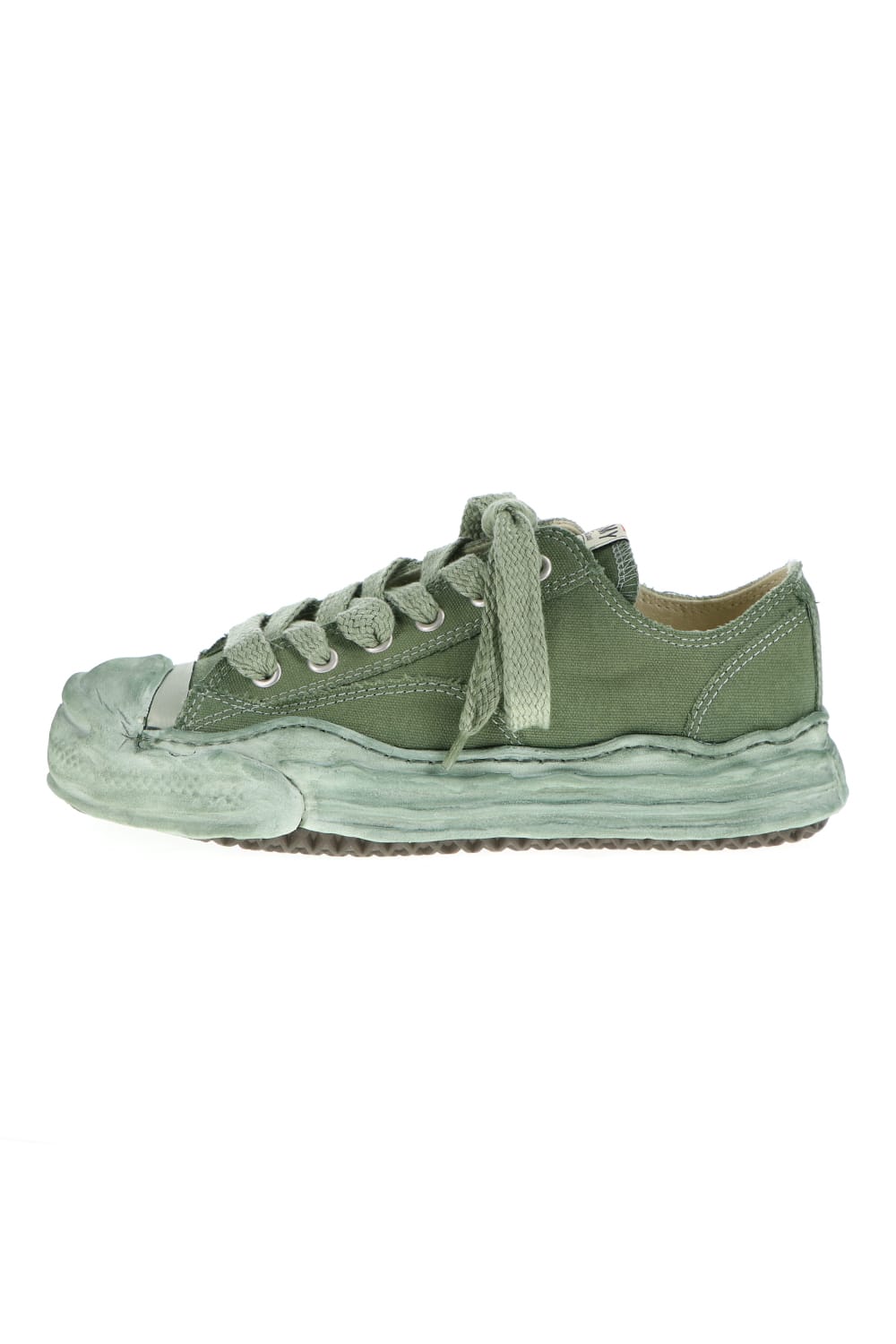 -HANK Low- Original sole over-dyed canvas Low-Top sneakers Green