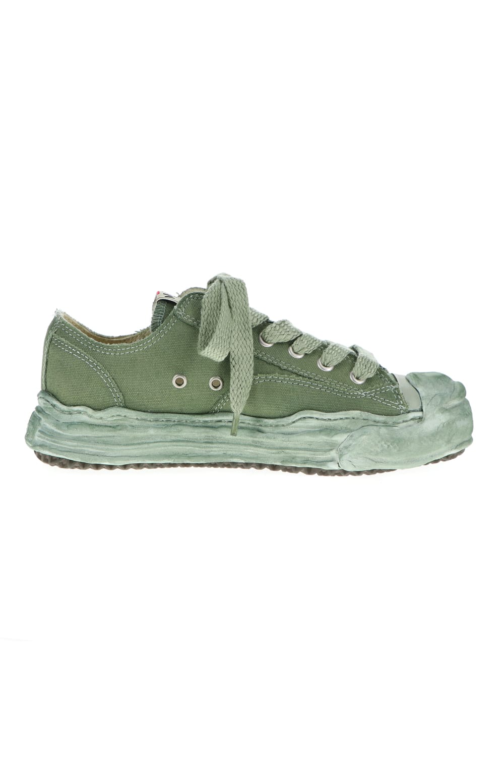 -HANK Low- Original sole over-dyed canvas Low-Top sneakers Green