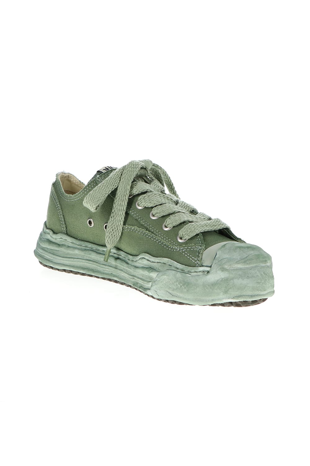 -HANK Low- Original sole over-dyed canvas Low-Top sneakers Green