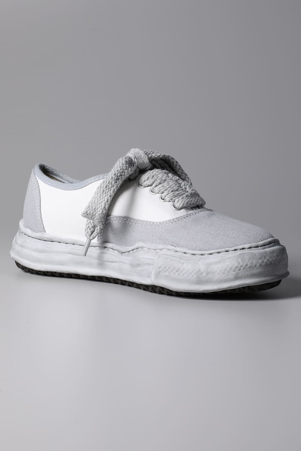 -BAKER- Original sole over-dyed canvas Low-Top sneakers White