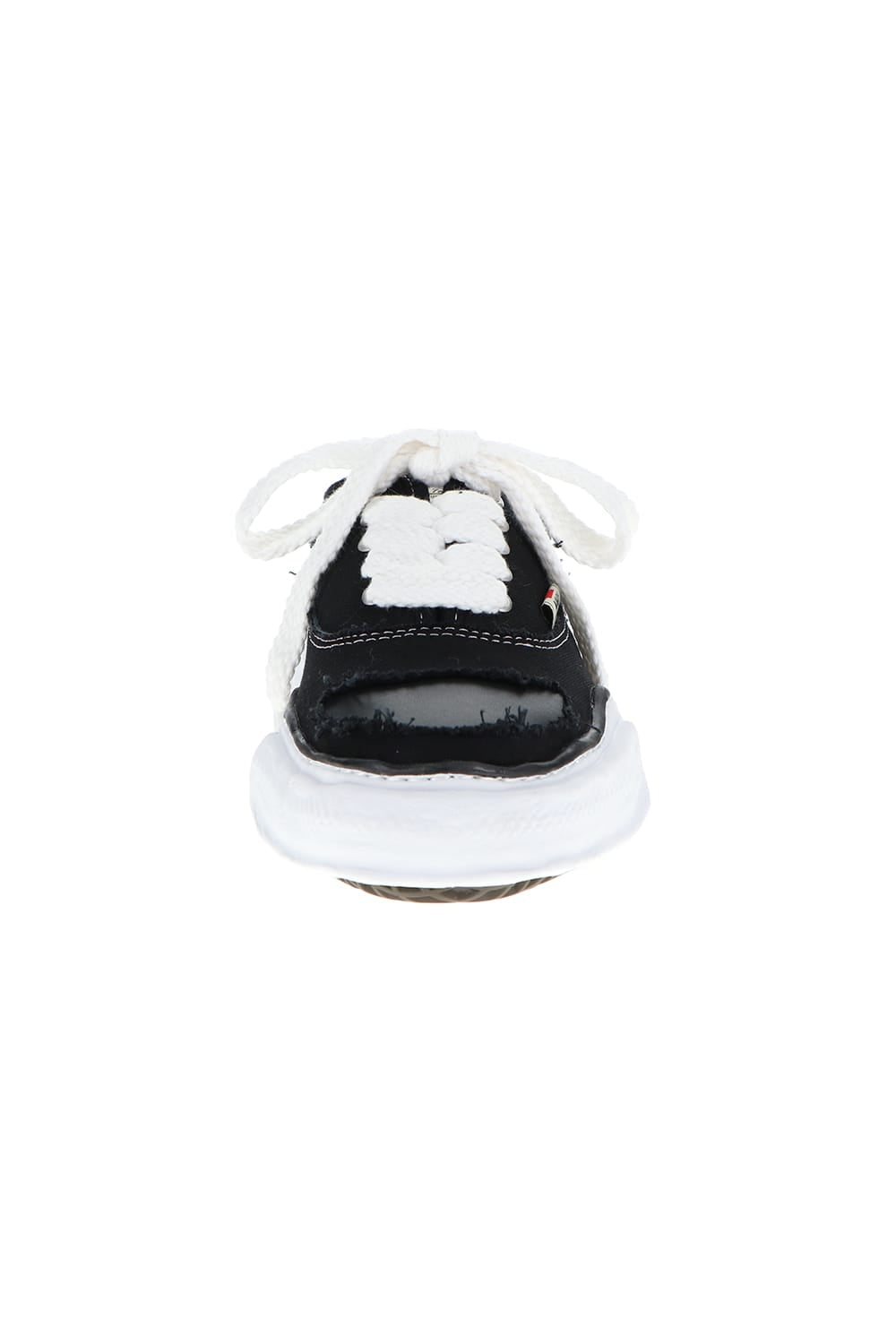 -BAKER- Original sole broken canvas Low-Top sneakers Black