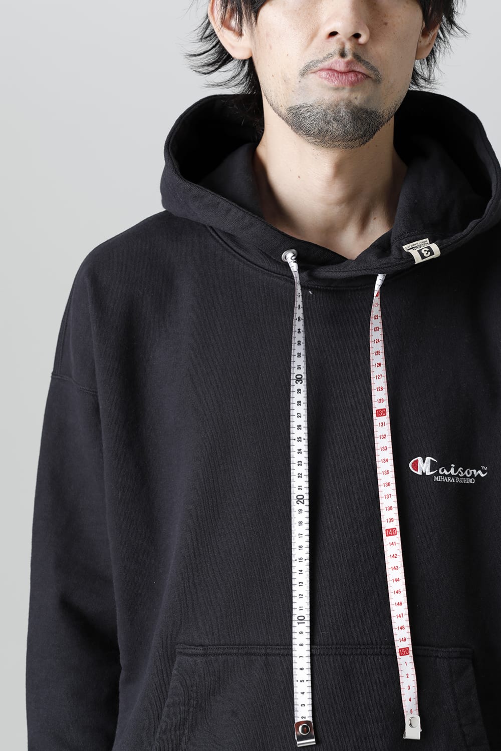 Embroideried hodie  Black