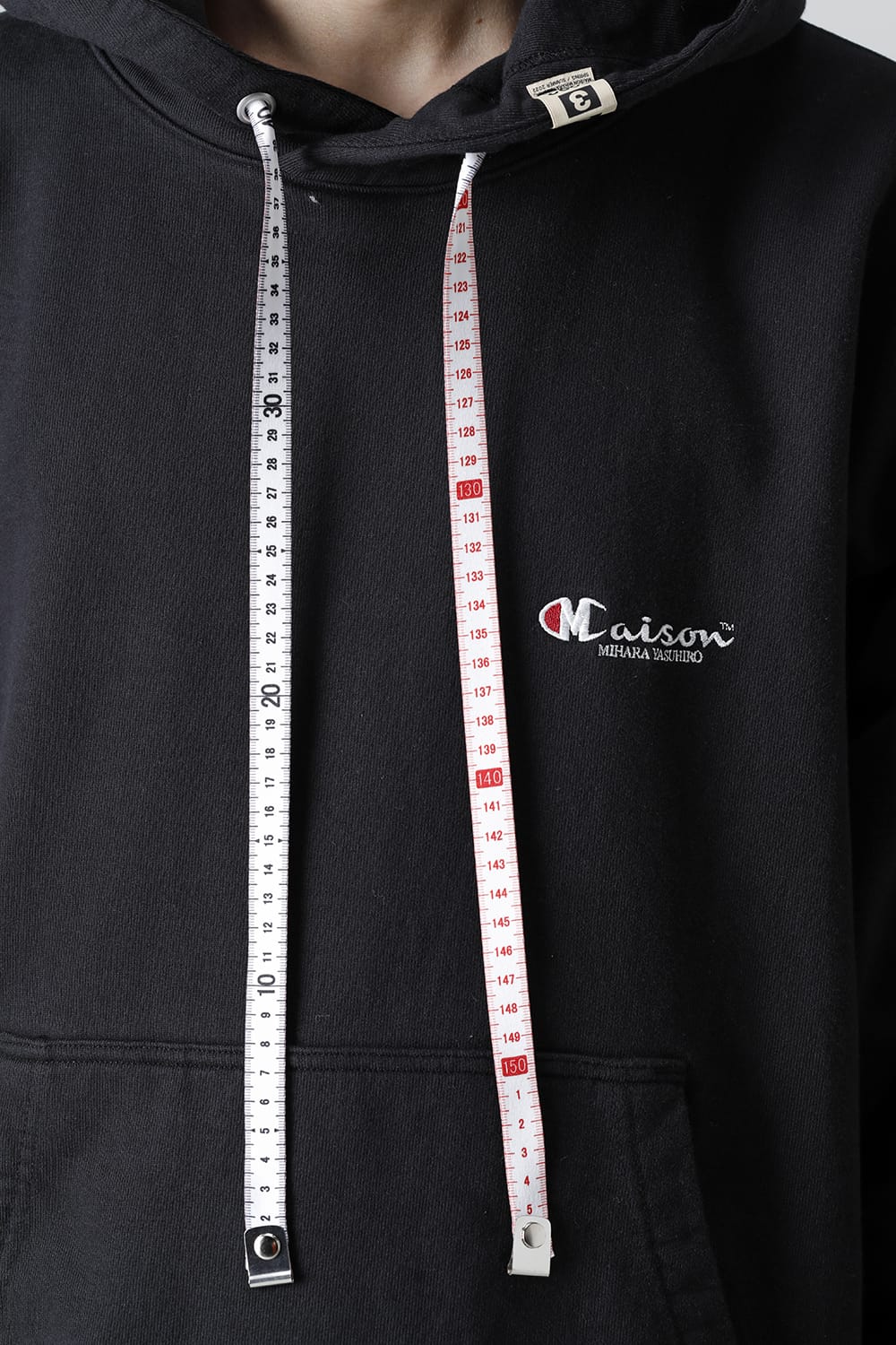 Embroideried hodie  Black