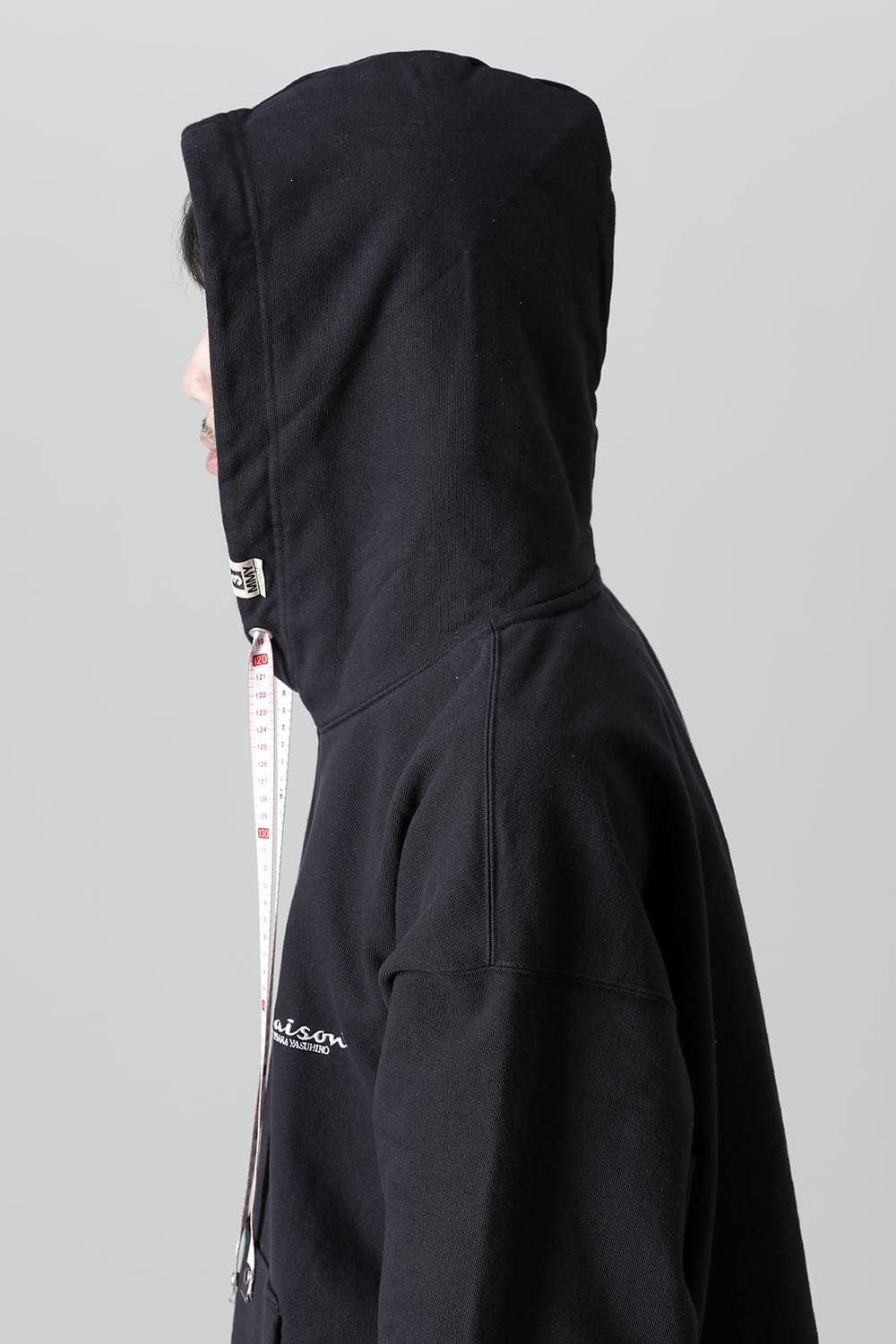 Embroideried hodie  Black