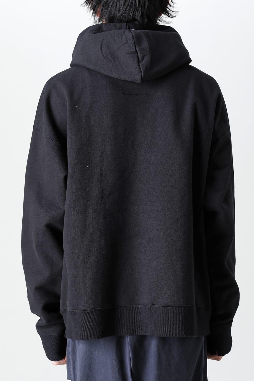 Embroideried hodie  Black