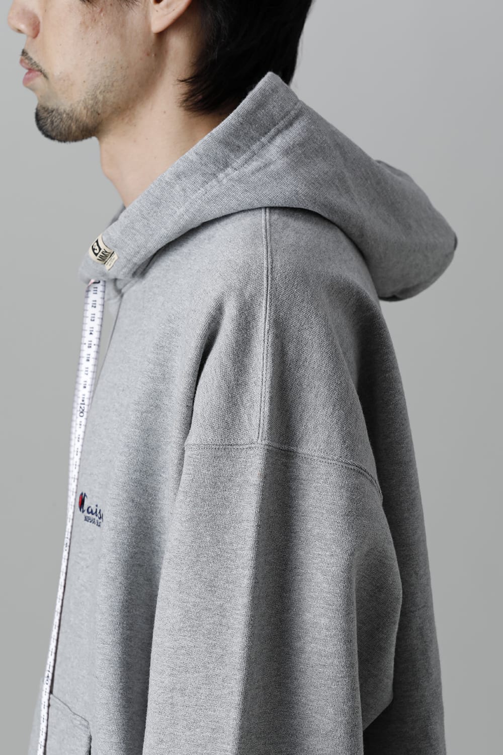 Embroideried hodie  Gray