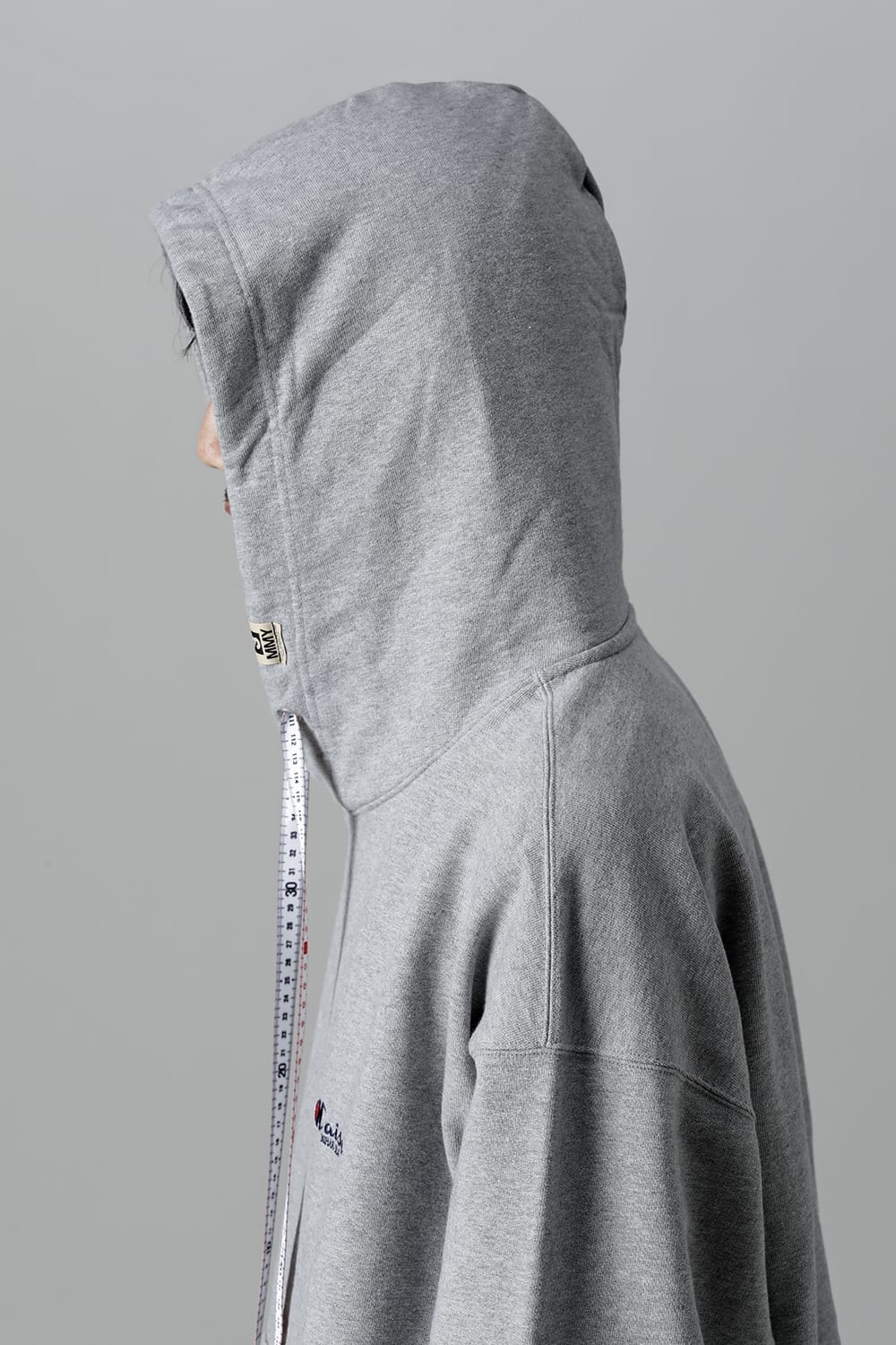 Embroideried hodie  Gray