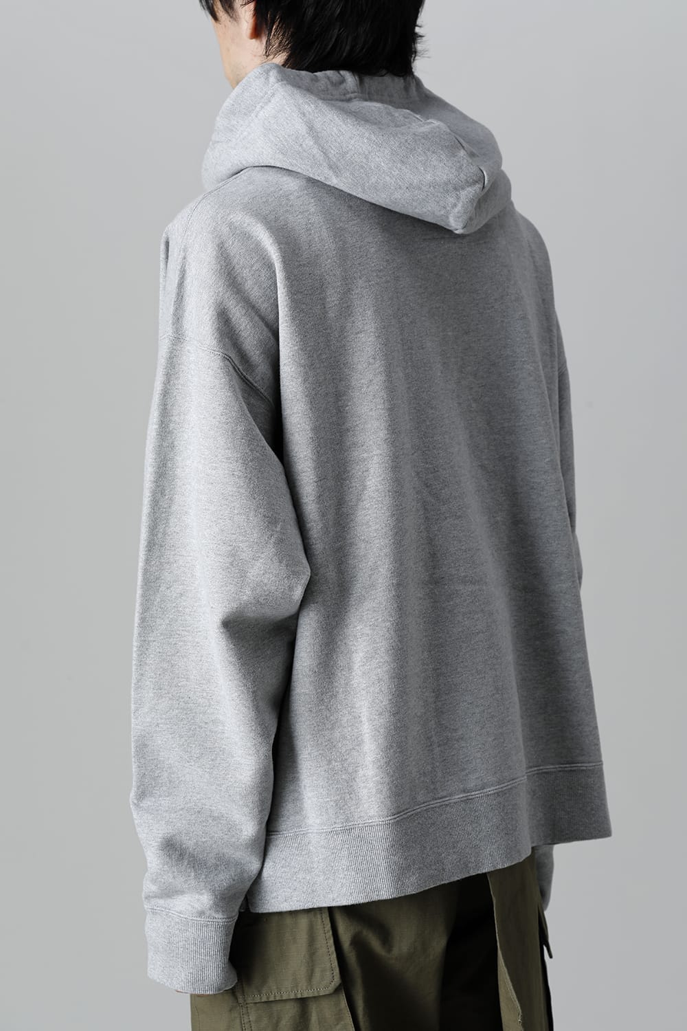Embroideried hodie  Gray