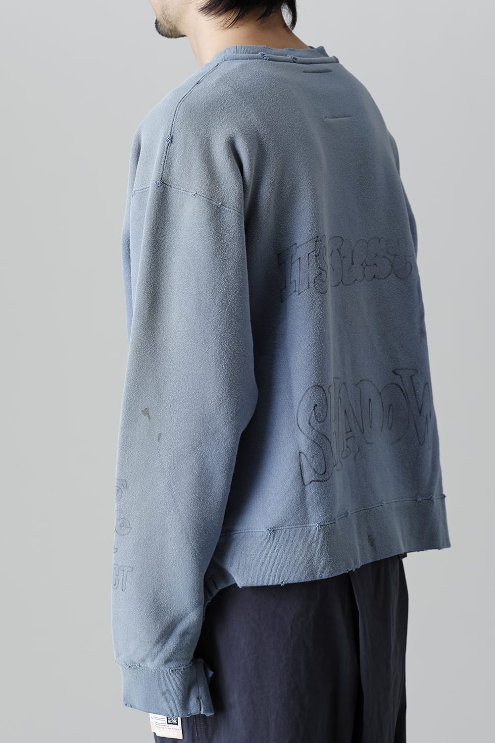 Distressed pullover Blue