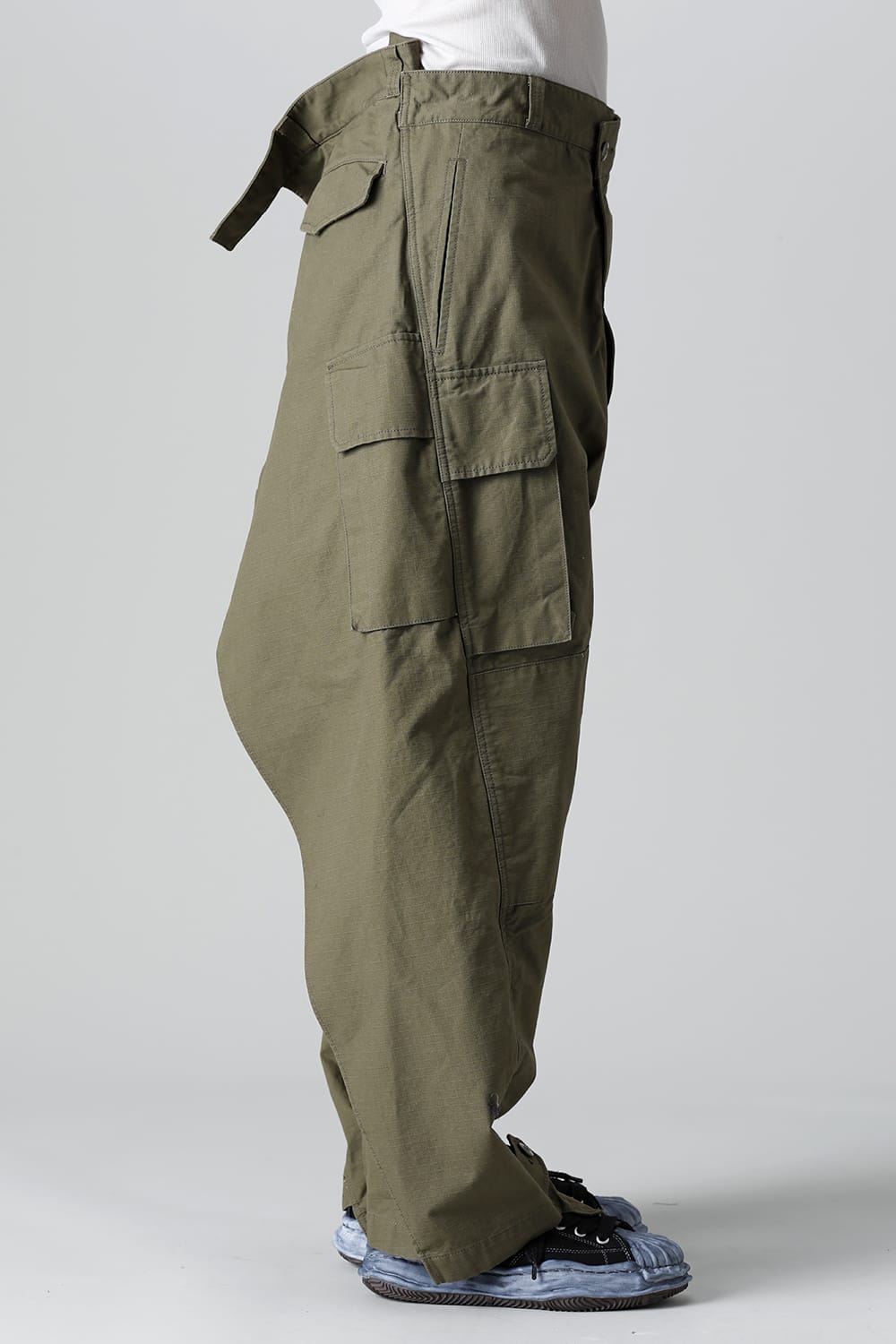 Slided Piece Cargo Pants