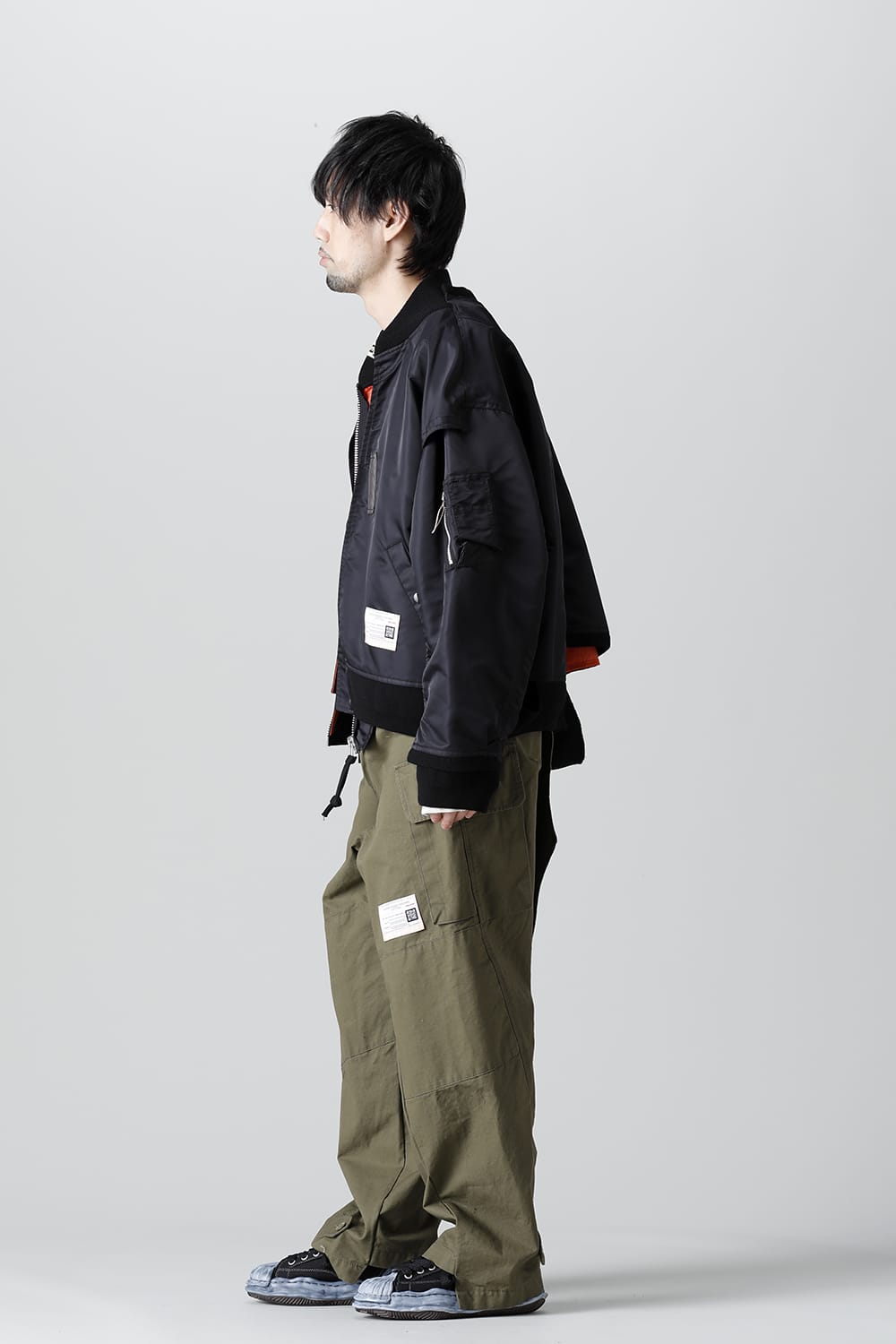 Slided Piece Cargo Pants