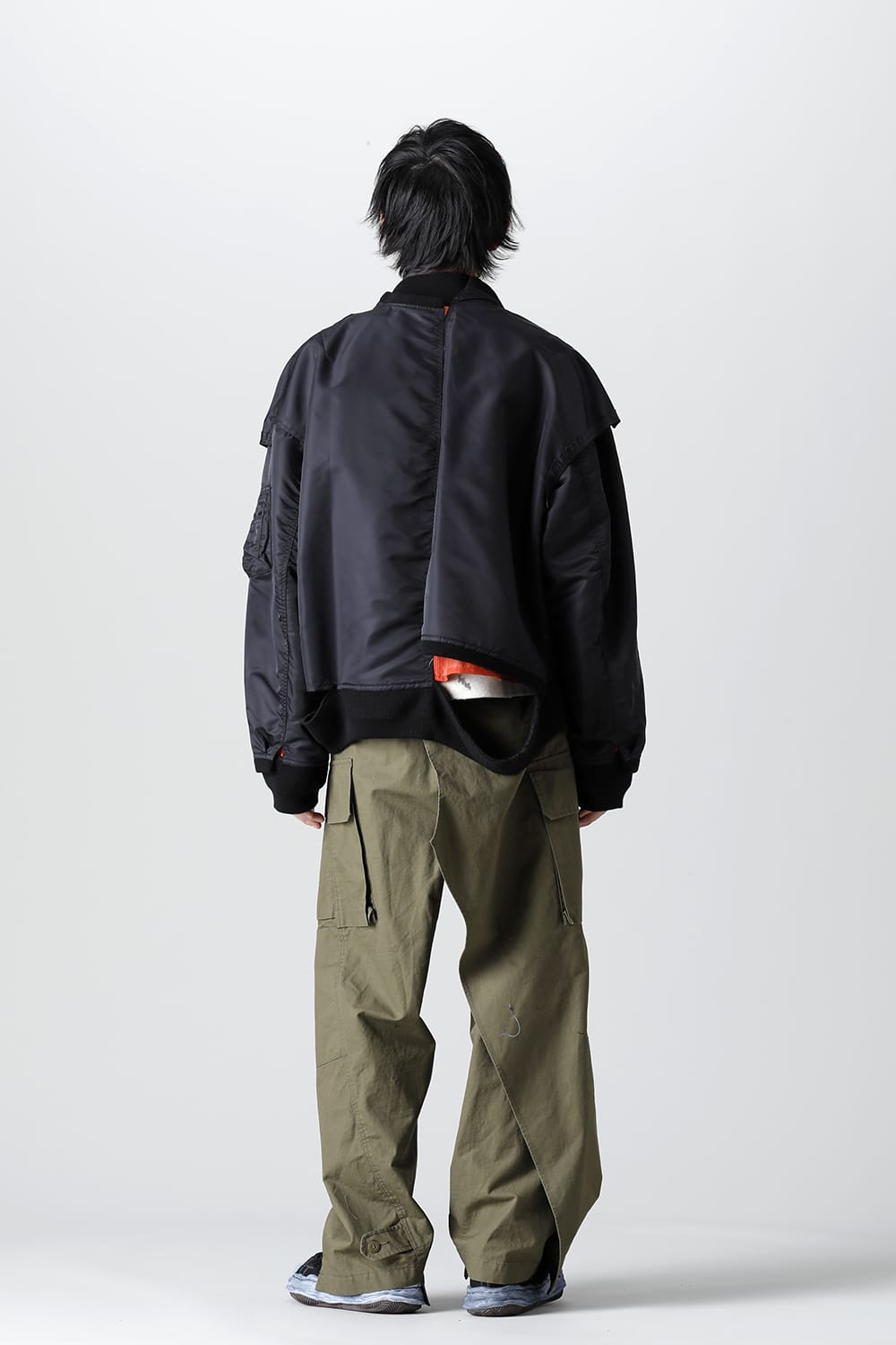 Slided Piece Cargo Pants