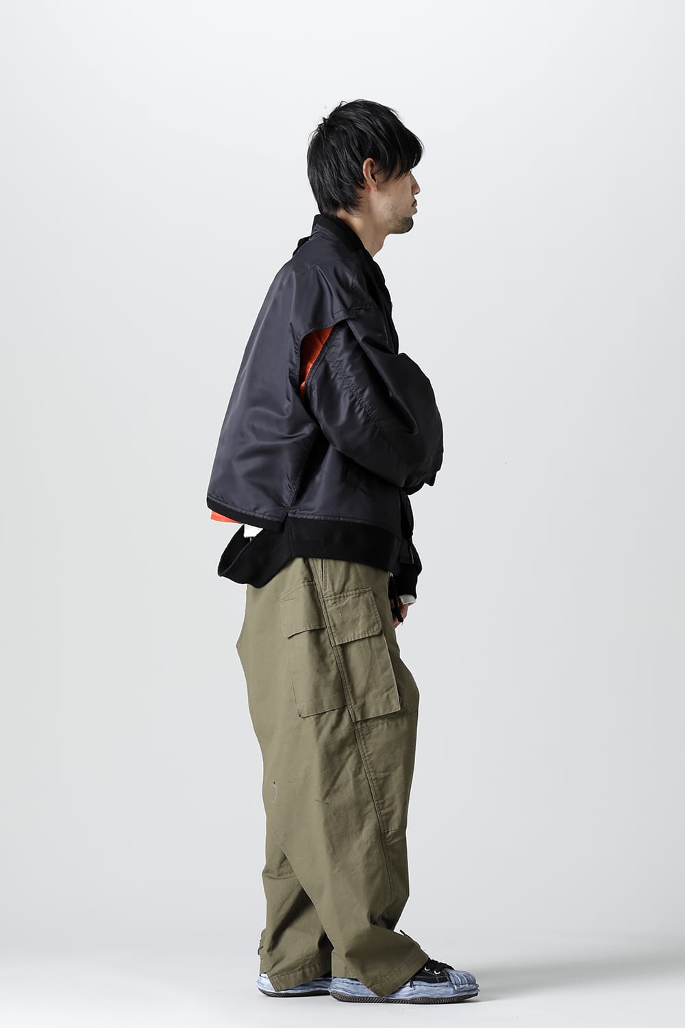 Slided Piece Cargo Pants