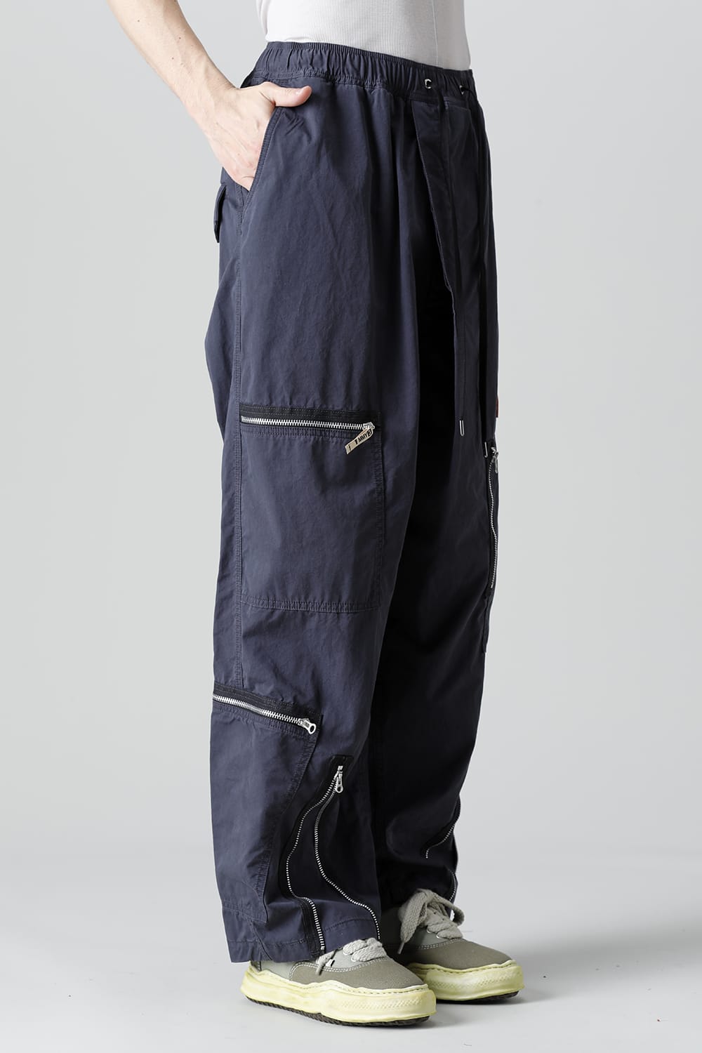 Twisted Military Pants Black