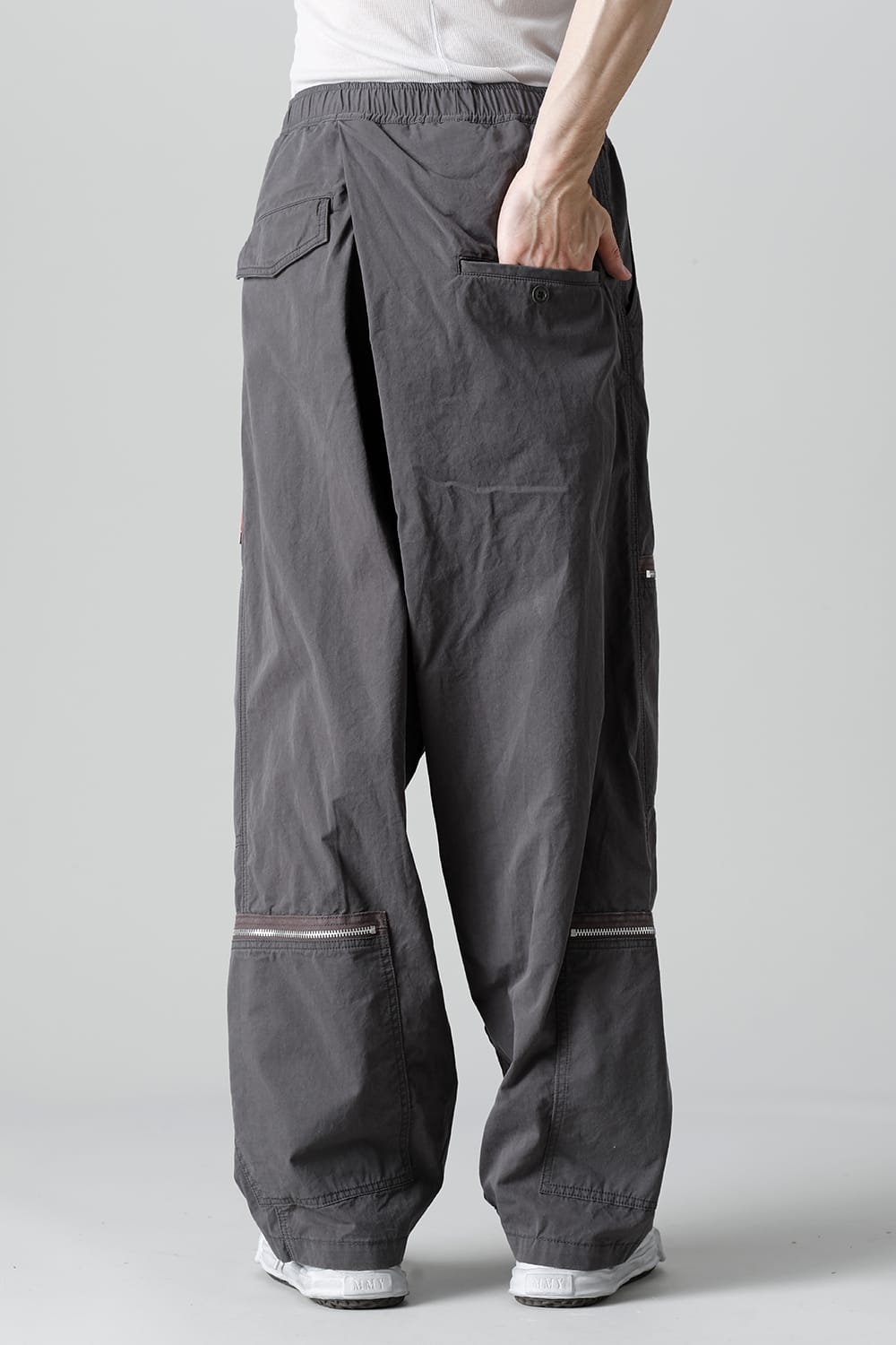 Twisted Military Pants Gray