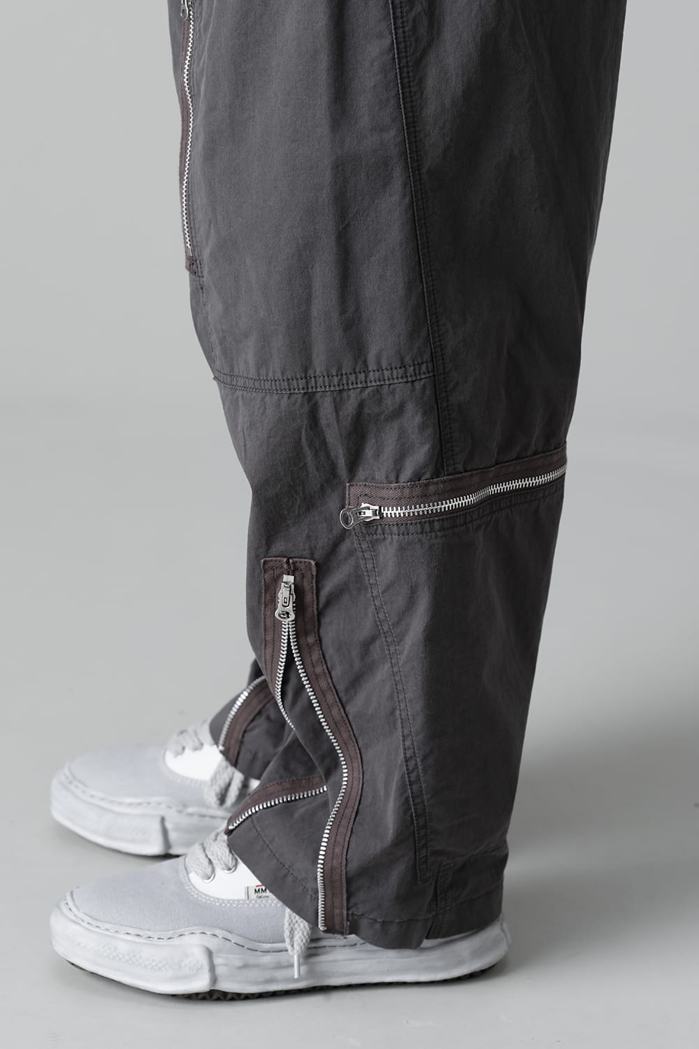 Twisted Military Pants Gray