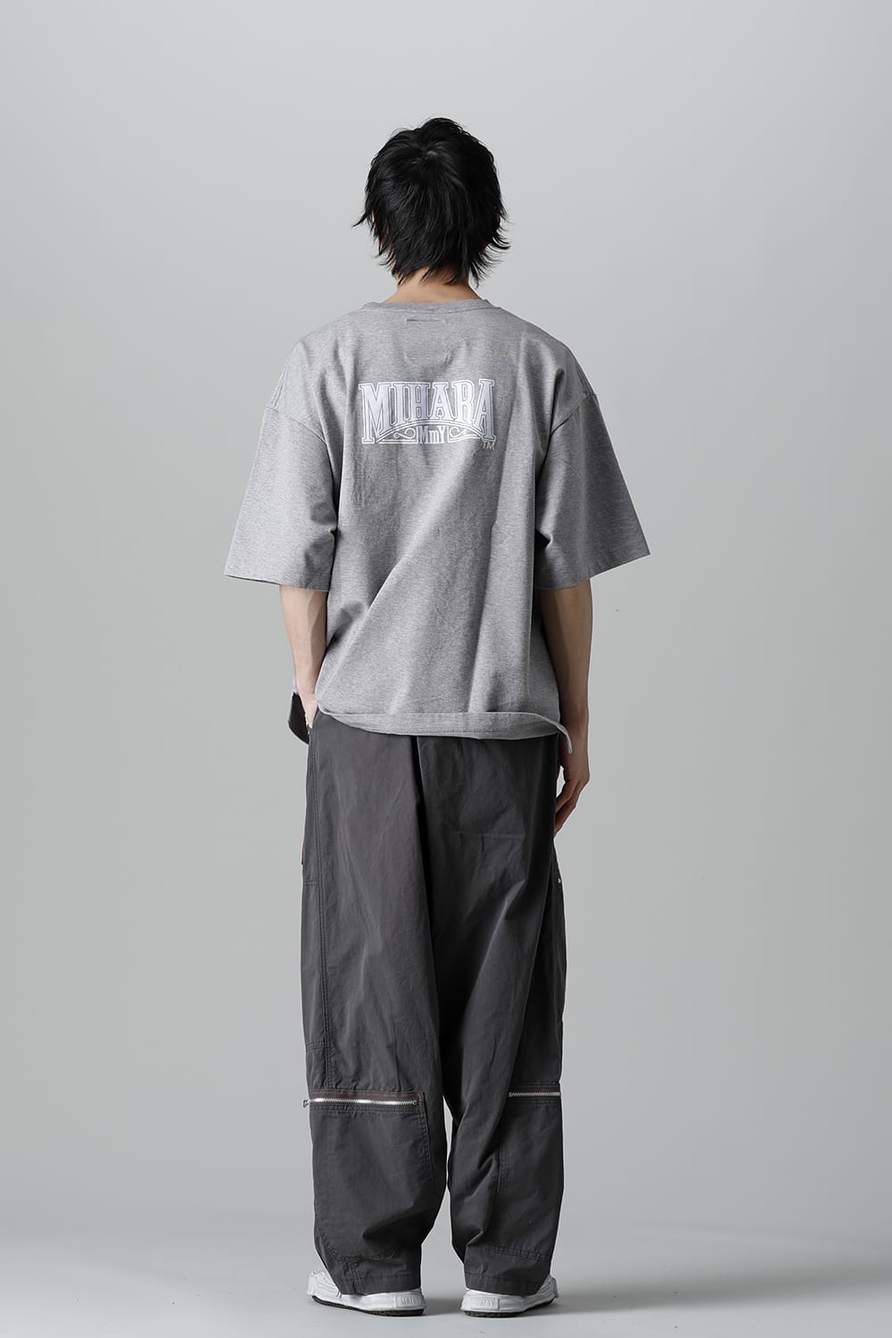 Twisted Military Pants Gray