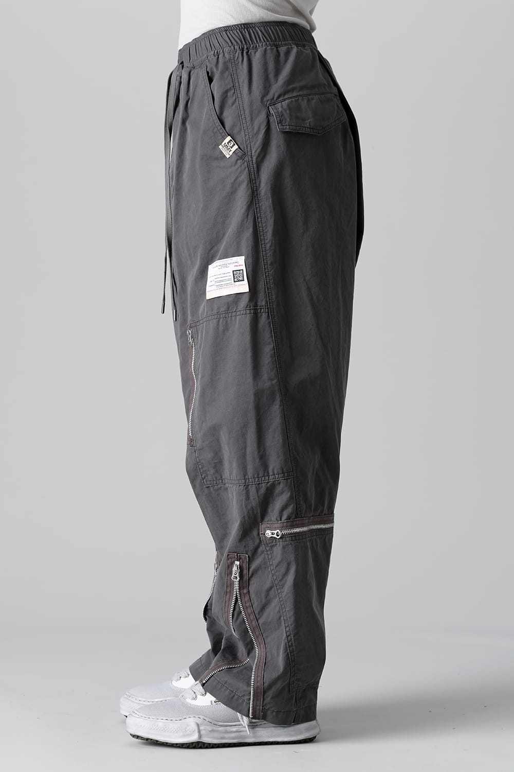 Twisted Military Pants Gray