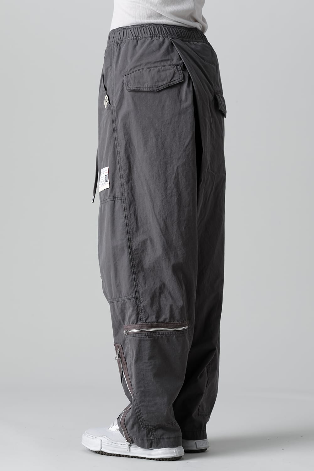 Twisted Military Pants Gray