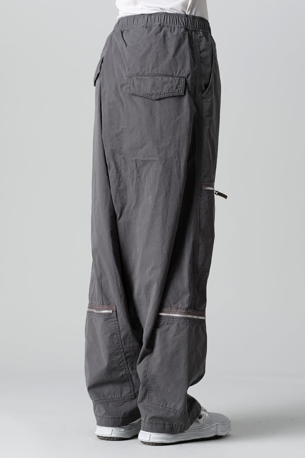 Twisted Military Pants Gray