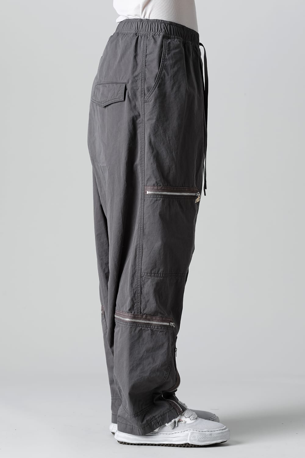 Twisted Military Pants Gray