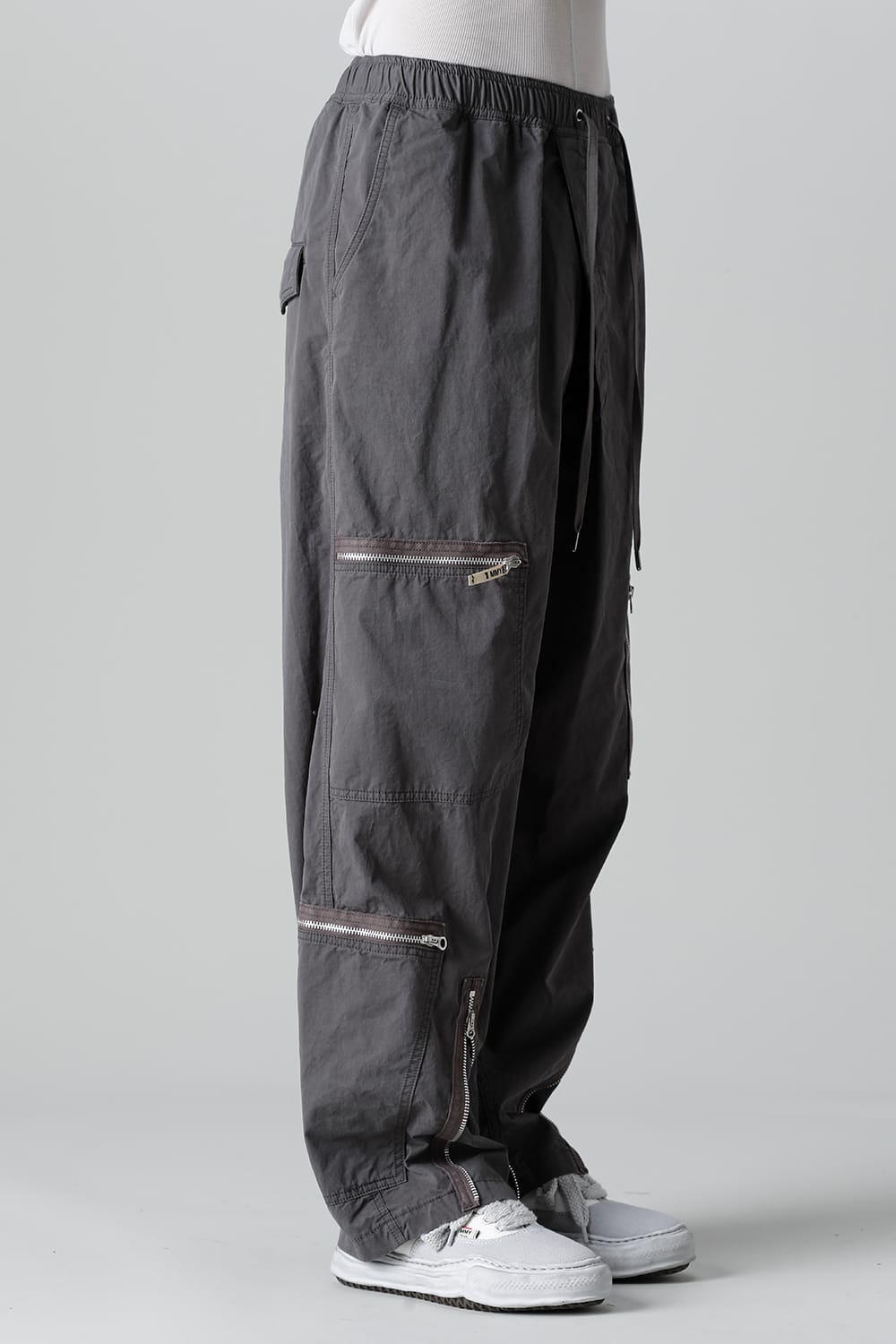 Twisted Military Pants Gray