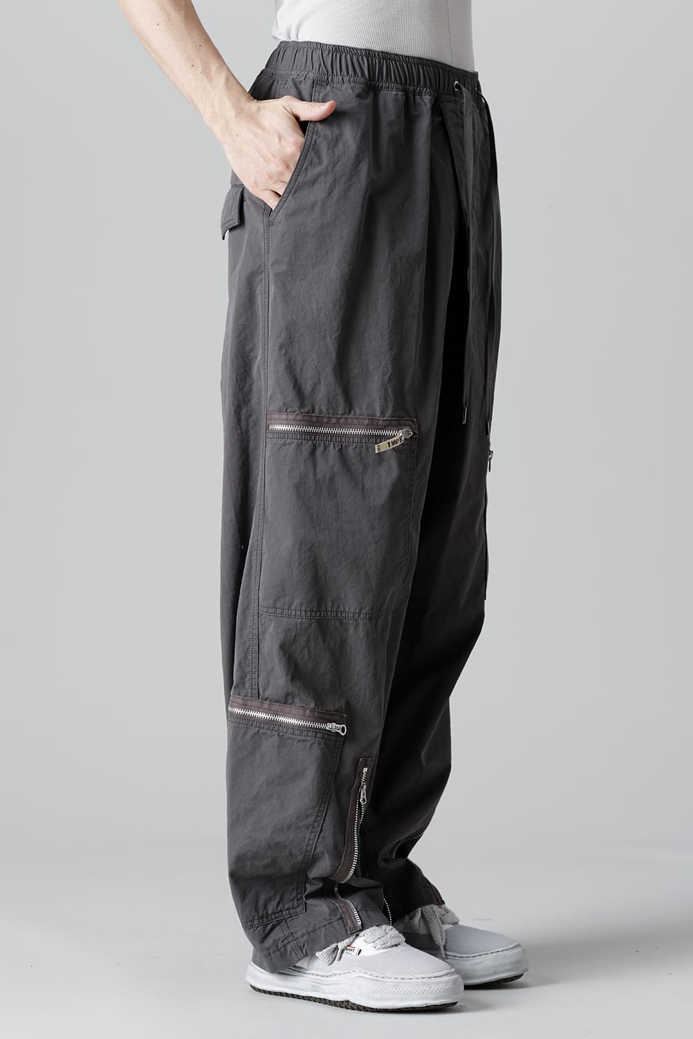 Twisted Military Pants Gray