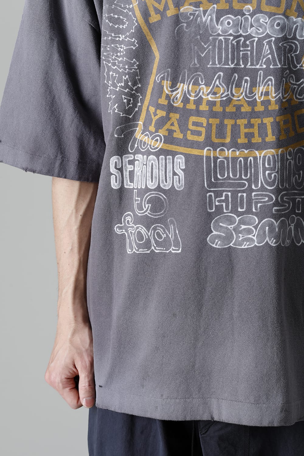 Distressed T-Shirt  Black