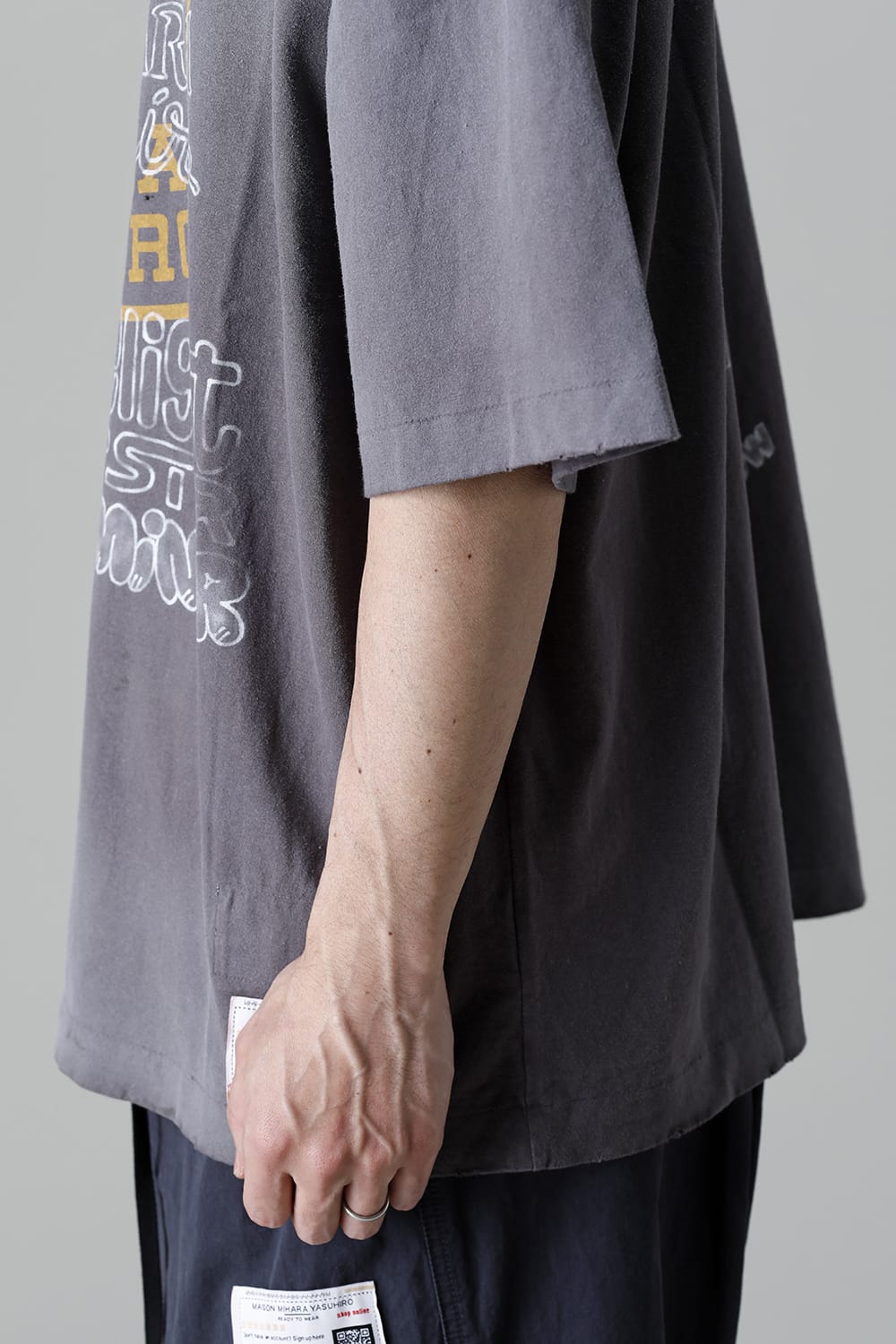 Distressed T-Shirt  Black