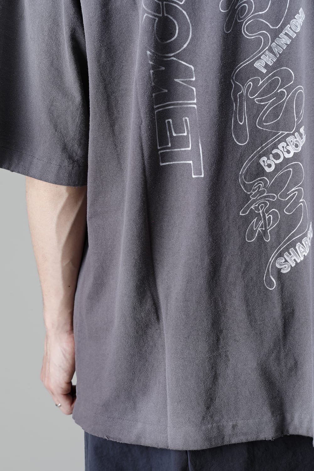 Distressed T-Shirt  Black