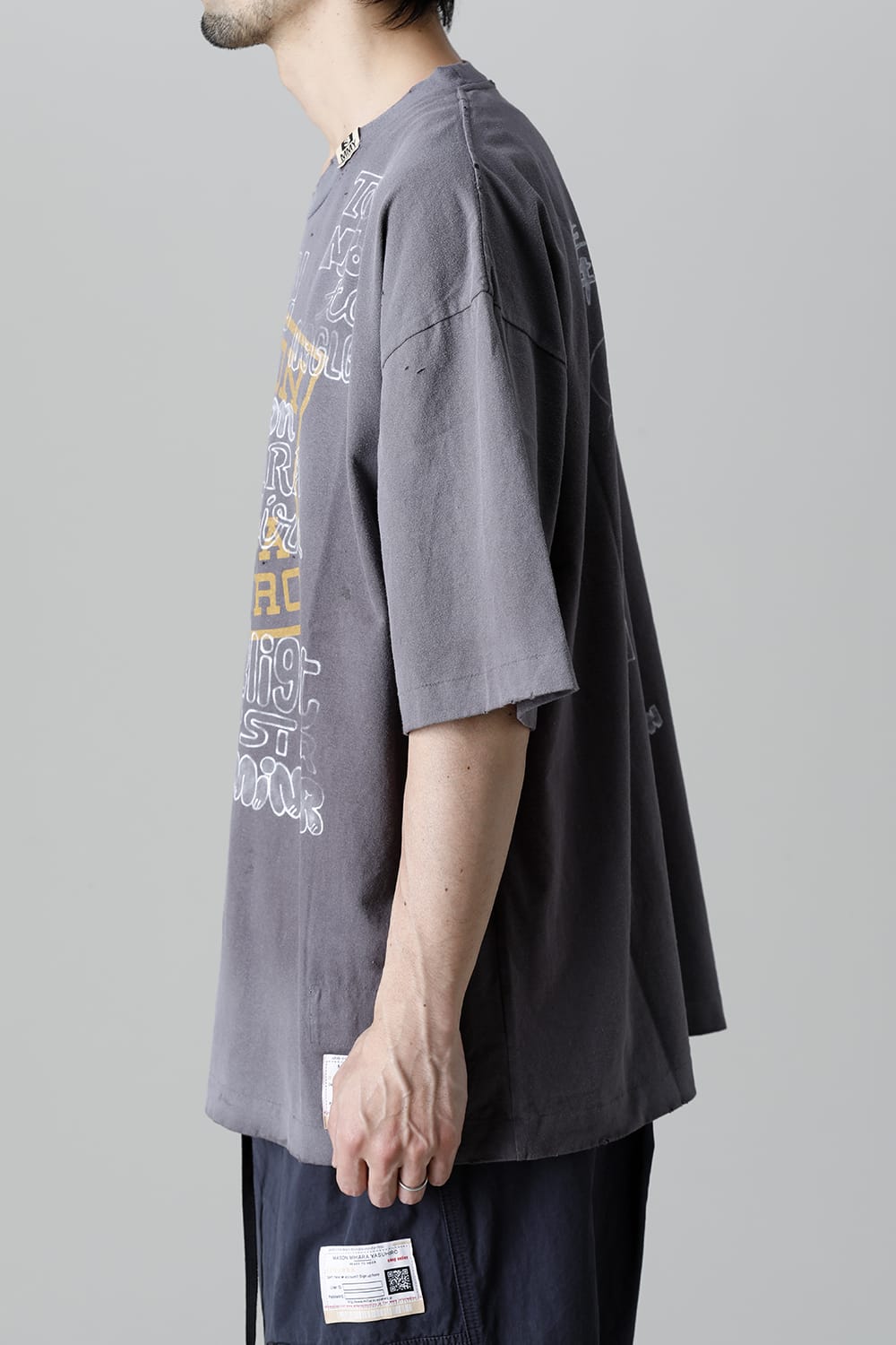 Distressed T-Shirt  Black