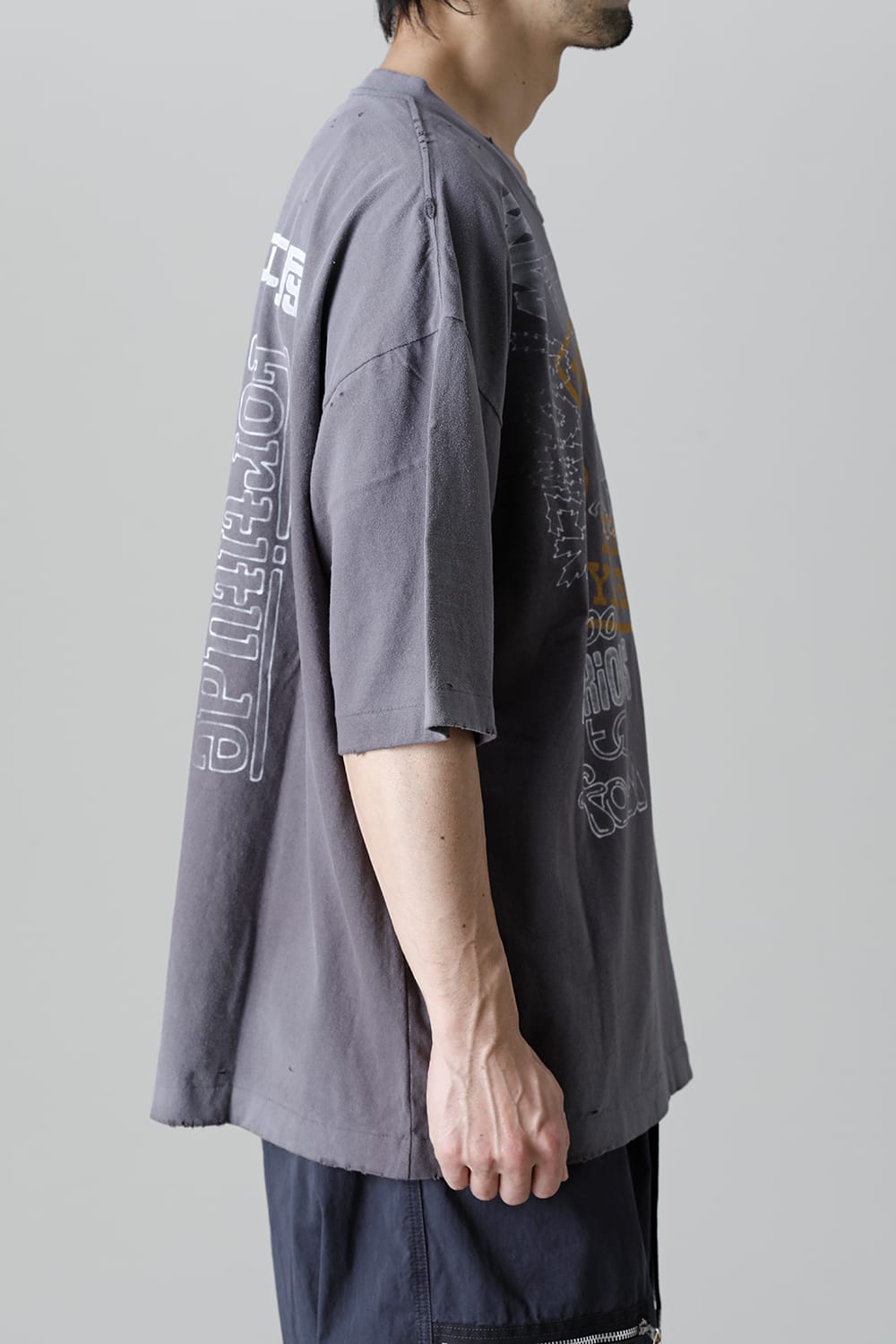 Distressed T-Shirt  Black