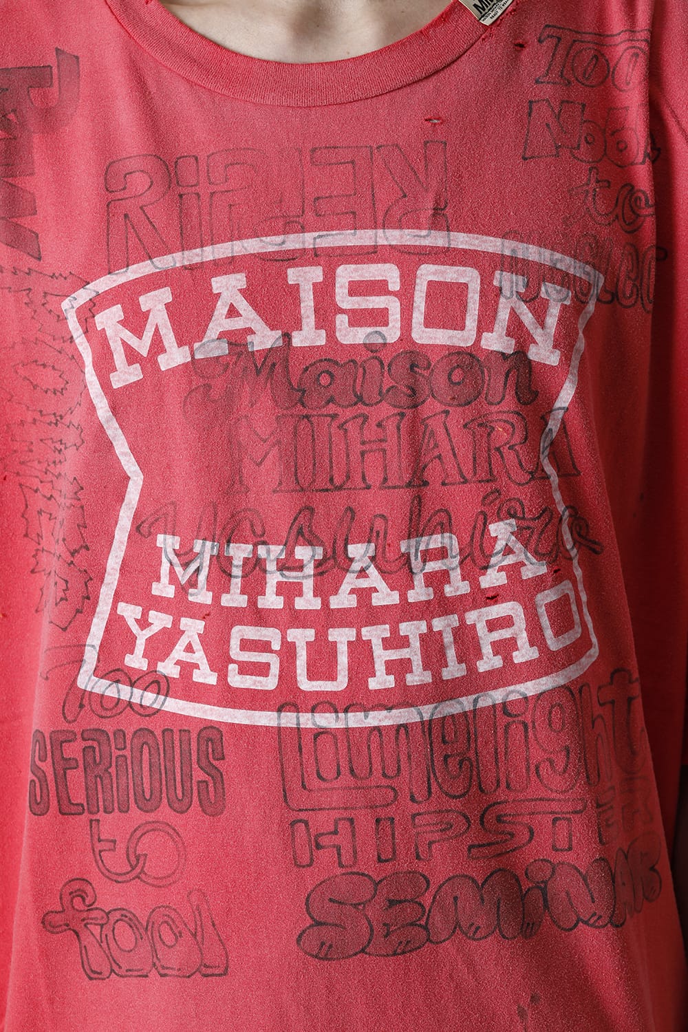 Distressed T-Shirt  Orange