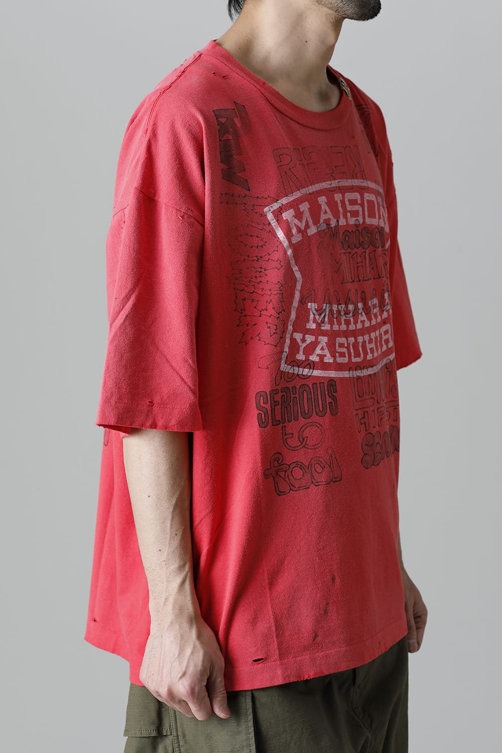 Distressed T-Shirt  Orange