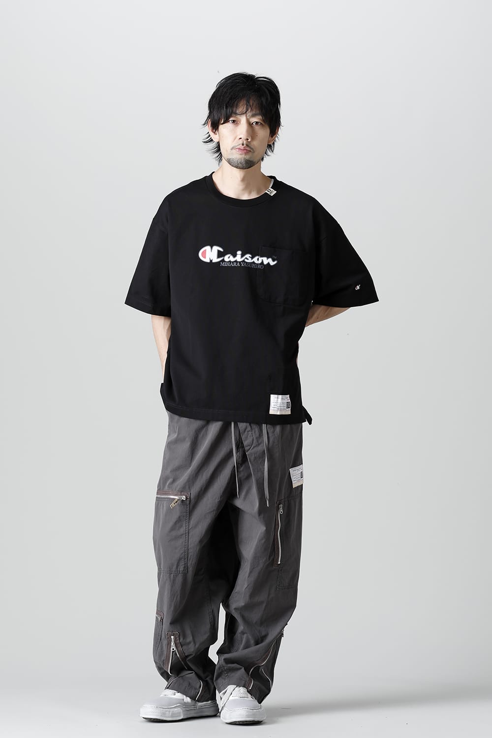 Maison MIHARAYASUHIRO Printed T-Shirt  Black