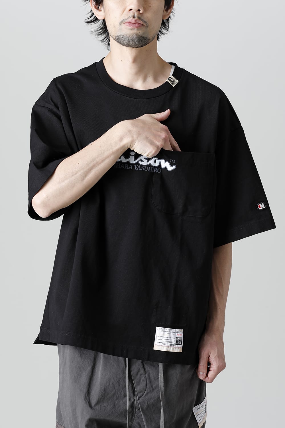 Maison MIHARAYASUHIRO Printed T-Shirt  Black