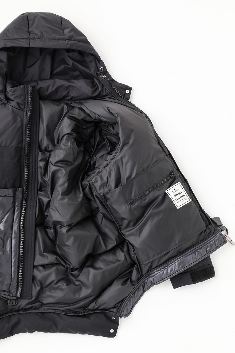 Bottom Layered Down Blouson Black