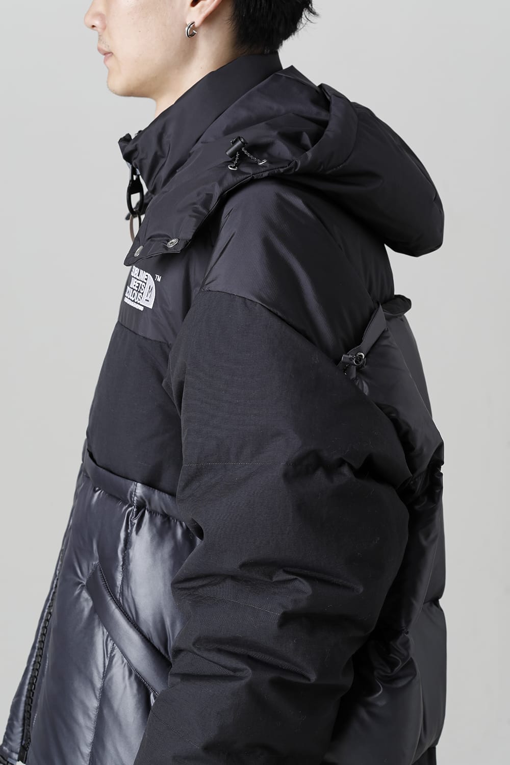 Bottom Layered Down Blouson Black