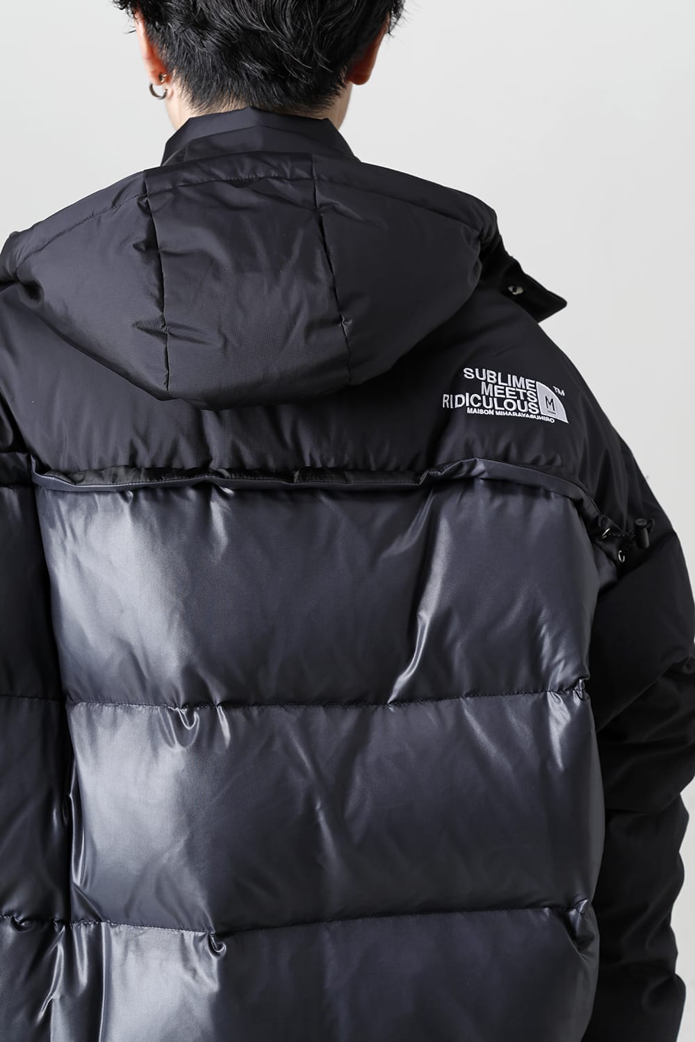 Bottom Layered Down Blouson Black