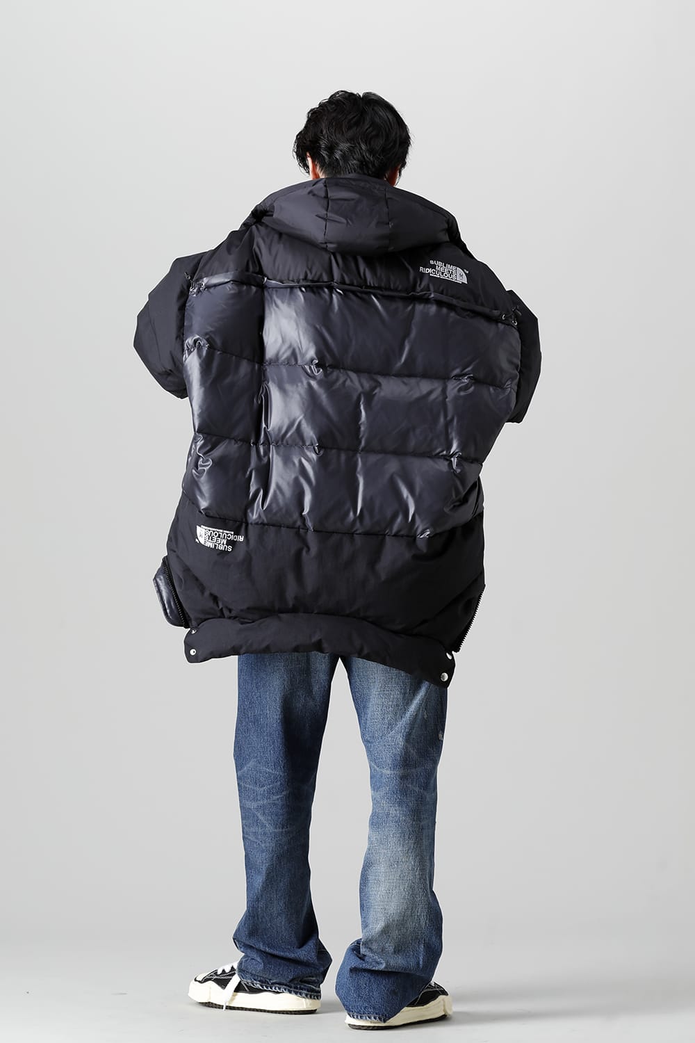 Bottom Layered Down Blouson Black