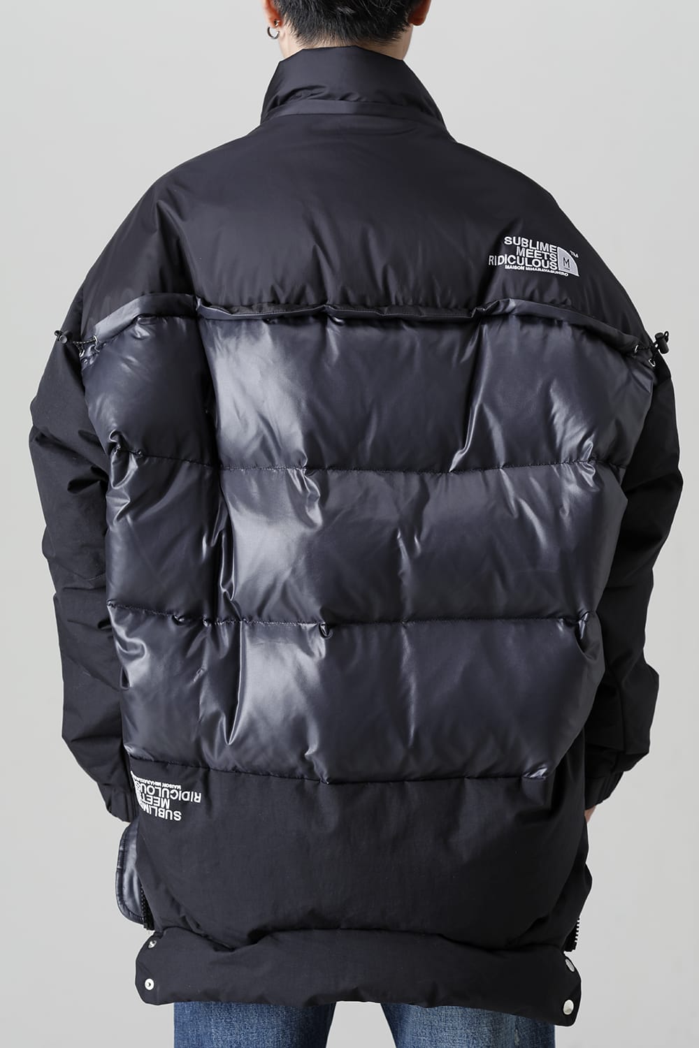 Bottom Layered Down Blouson Black