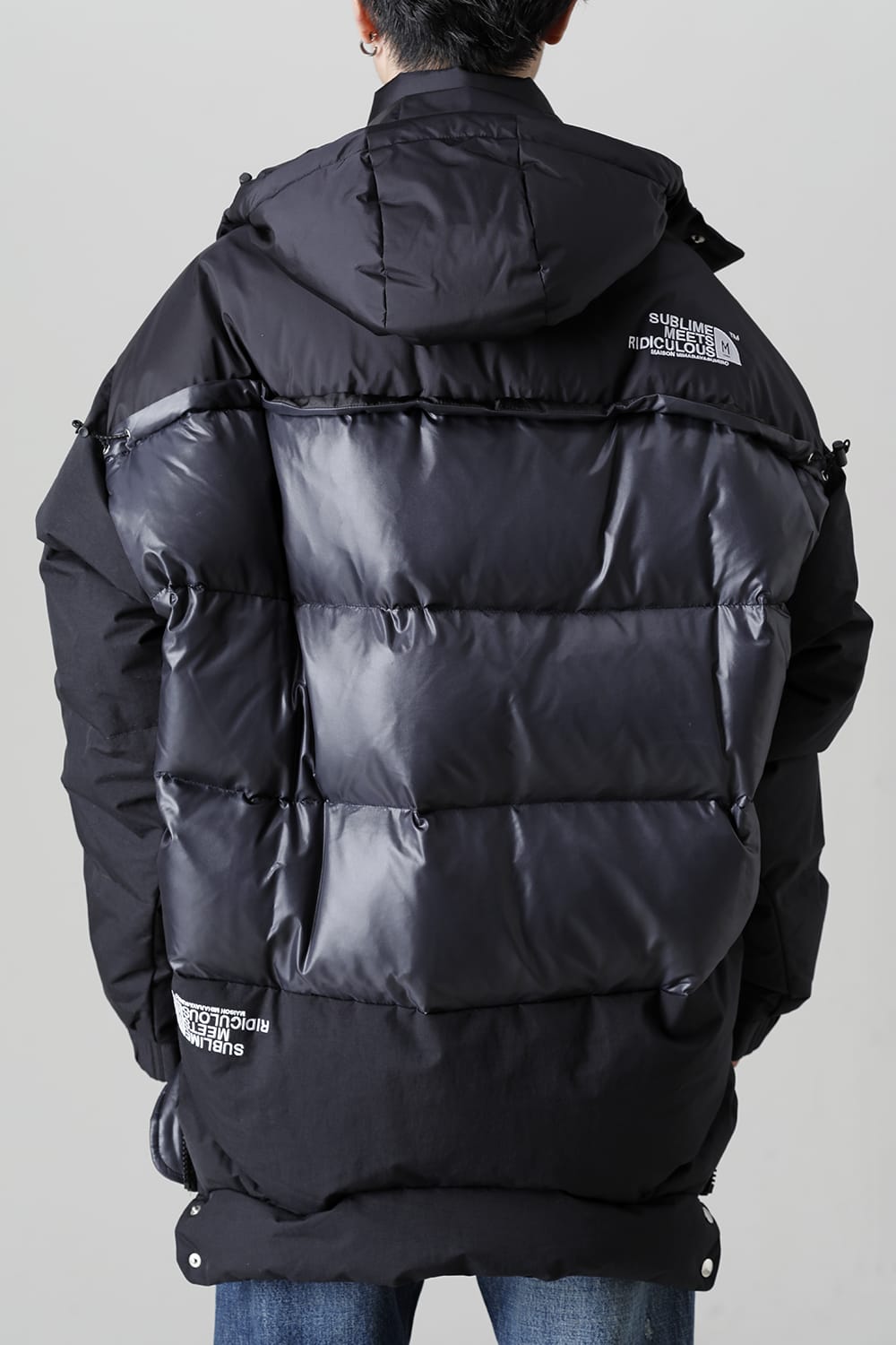 Bottom Layered Down Blouson Black